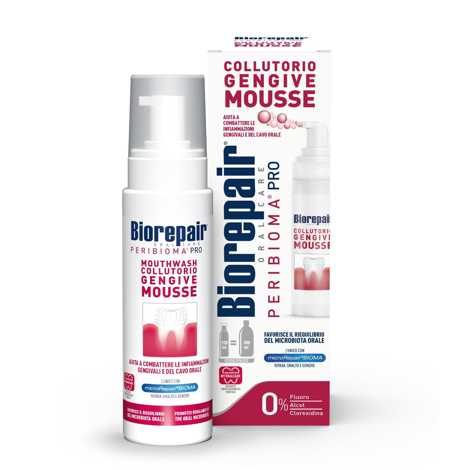 Peribioma gums protection mousse mouthwash 200 ml
