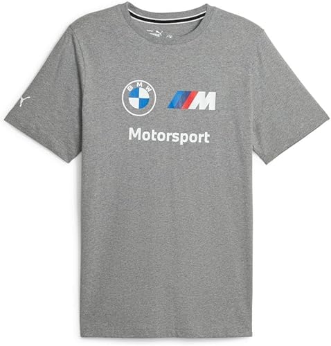 PUMA Camiseta estándar con logotipo BMW M Motorsport Essentials para hombre