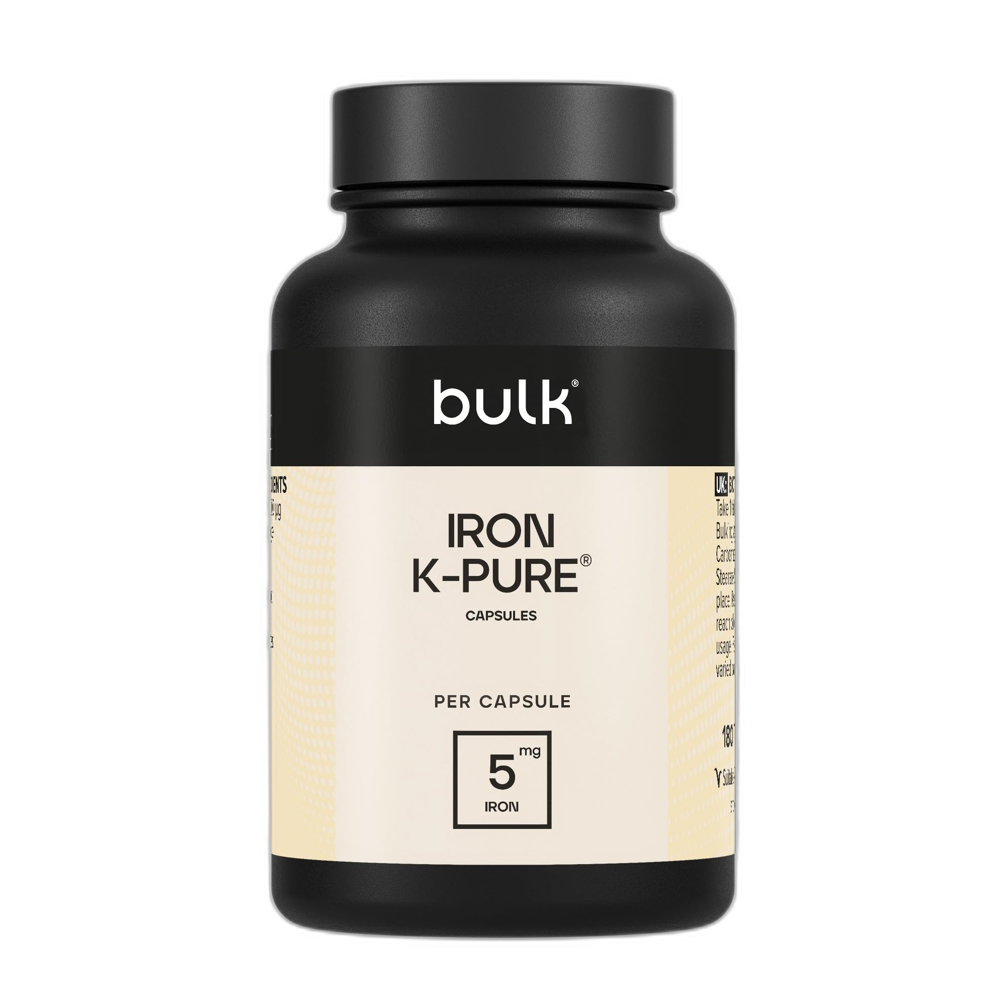 Bulk Iron Ferrous Bisglycinate Capsules, 20 mg, Pack of 90