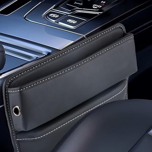 Miniatura 5 de Organizador de espacio para asiento de automóvil, organizador multifuncional de cuero para asiento de automóvil y accesorios automotrices de