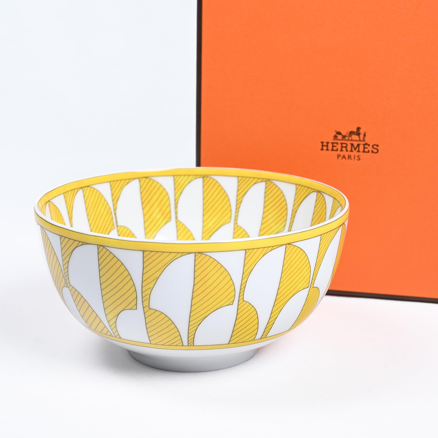 Amazon.co.jp: エルメス ミディアムボウル 400ml ソレイユ ドゥ
