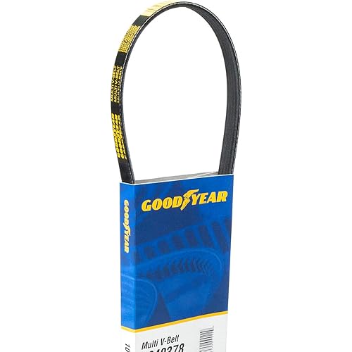 Goodyear Belts 1040378 Serpentine Belt, 4-Rib, 37.8" Length, Black