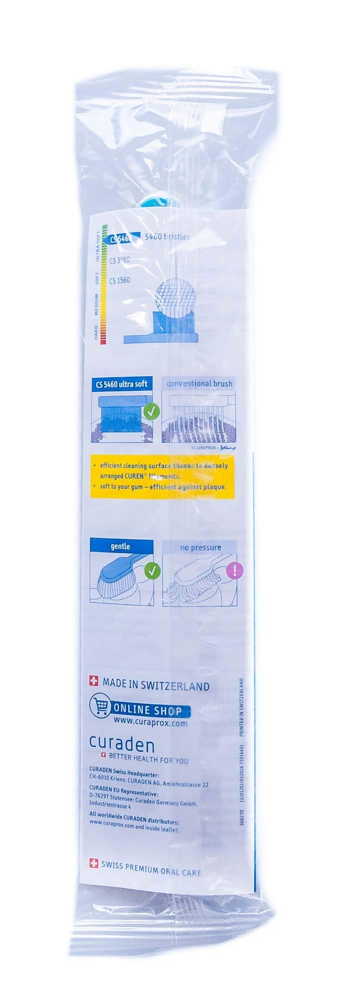 Curaprox CS 5460 Spazzolino ultra morbido 10 pezzi arriva in diversi colori!