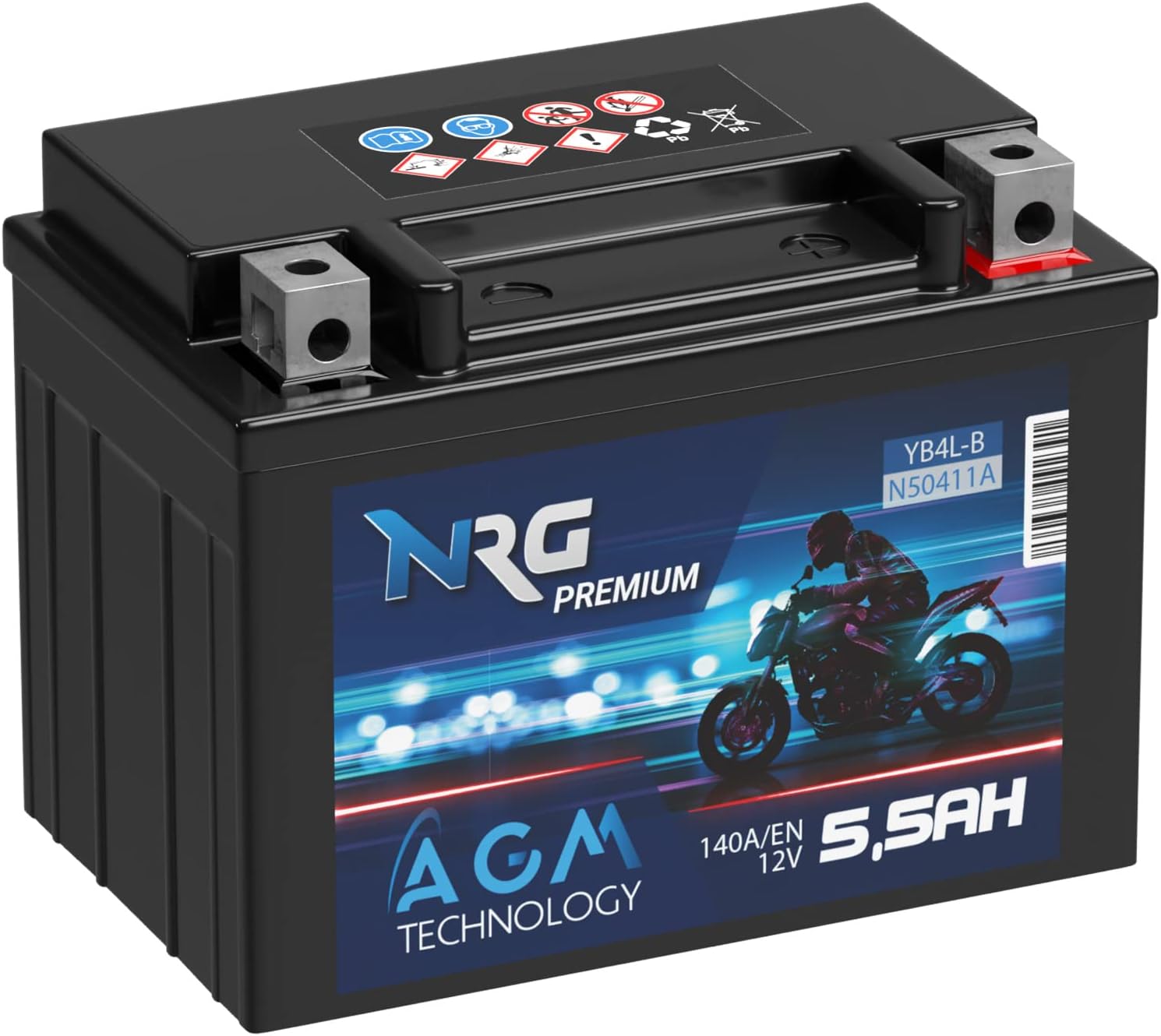 Roller Batterie Kaufen In Der Nähe Roller Batterie 12V 5Ah + / AGM IONI ION (TYP - SLA4L-BS) (versiegelt