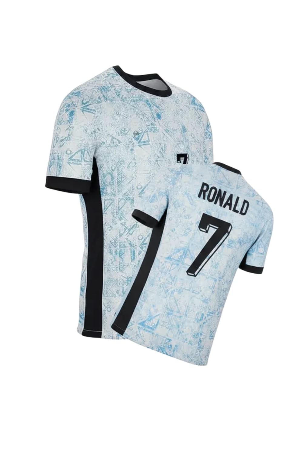 Portugal Ronald 7 White Soccer Fan Jersey T-Shirt for Adults L5 | Classic crew neck design for everyday comfort.-image-18
