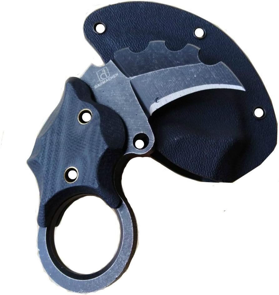 Outdoor Survival Claw Mini Small Tactical Knife Finger Fixed Blade Knife with Sheath