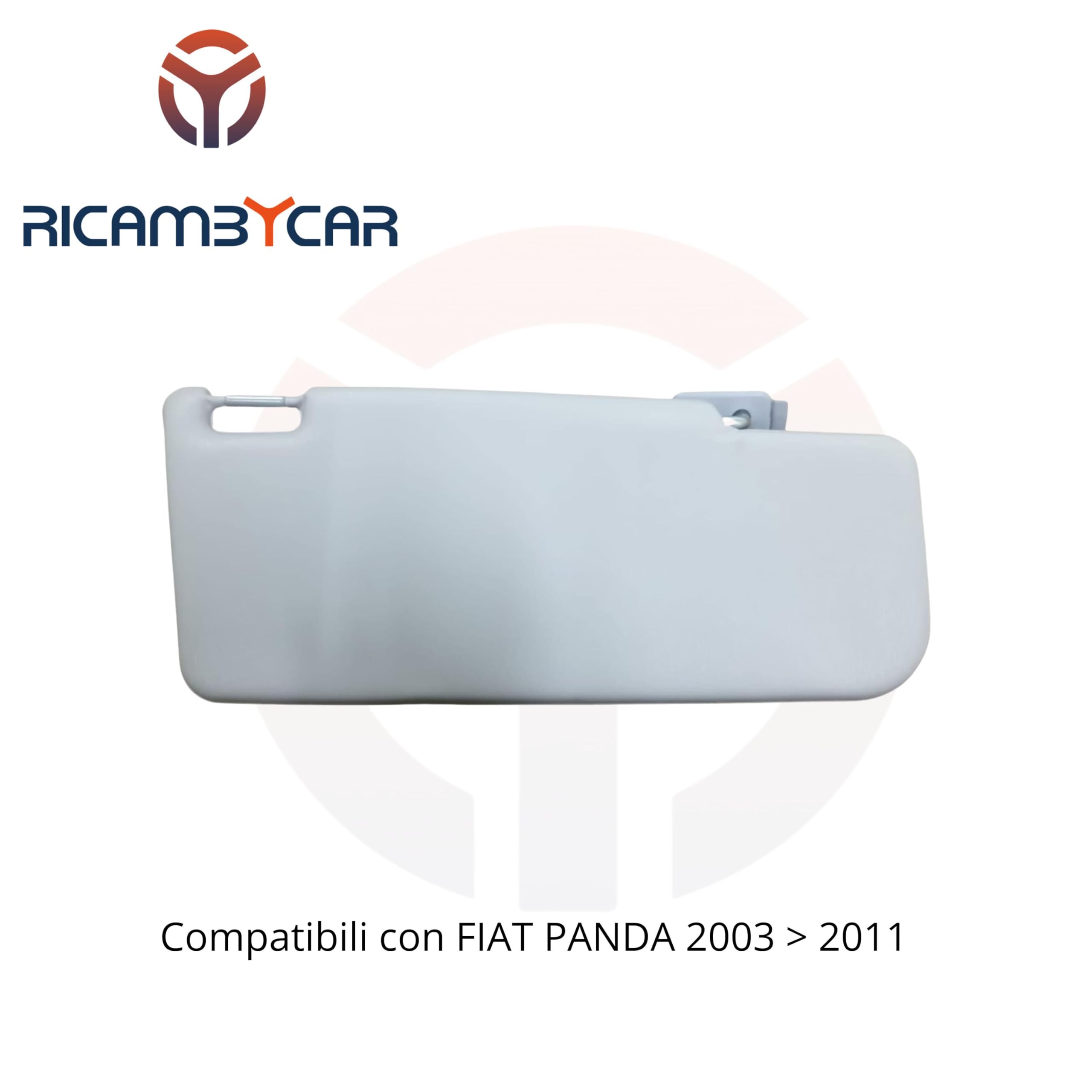 Aletta Parasole con Specchio, Pantina Compatibile con FIAT PANDA (169) dal 2003 al 2011 (Coppia)
