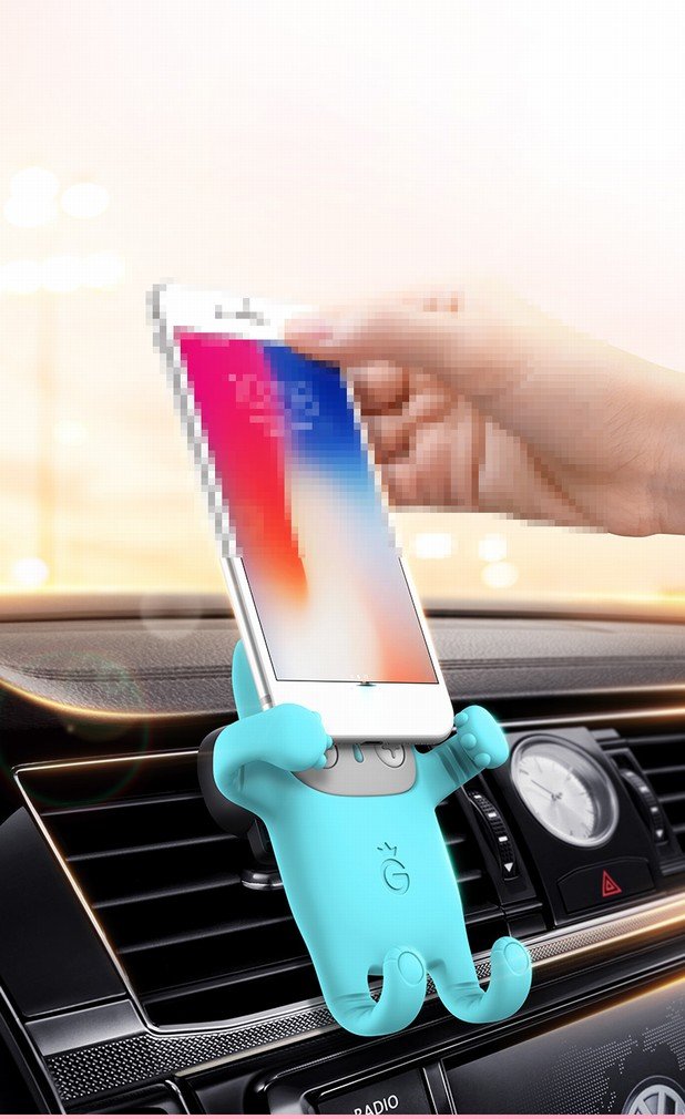 GZZ Sostenedor del Teléfono del Coche Clip de Coche Tipo de Salida de Aire Universal Vehículo Utilitario Marco de Apoyo de Navegación