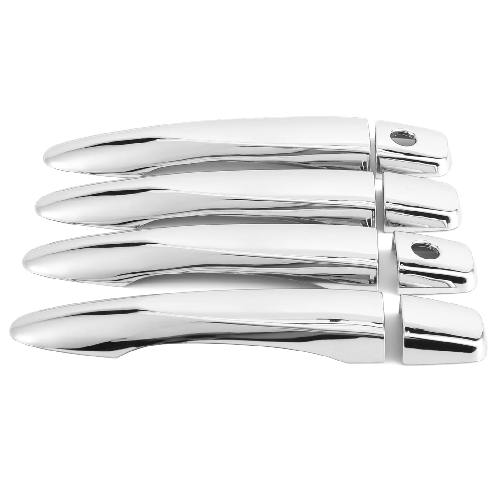 Sywhrev One Color Door Handle Protectors Compatible With Frontier For Np300 2015‑ 2019 Car Door Handle Cover Trim Chrome Exterior Parts Accessories Modification