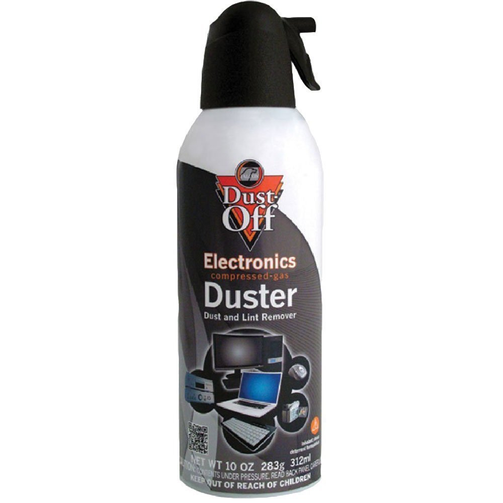Disposable Compressed Gas Duster, 10 oz Cans - 3 Packs