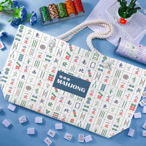 Bolsa Tote para Mahjong Canvas 61 x 33 x 12 cm miniatura 4