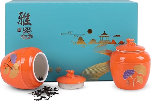 XINGYAN Versátil mini juego de 2 frascos de jengibre con parte superior de conejito de porcelana azul y blanca, elegante decoración del hogar,