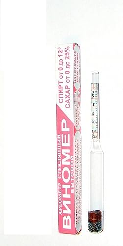 Miniatura 5 de 3 Alcoholímetro Spirtometer Hidrómetro Medidor de Alcohol Medidor de Vinómetro Probador 0-96%