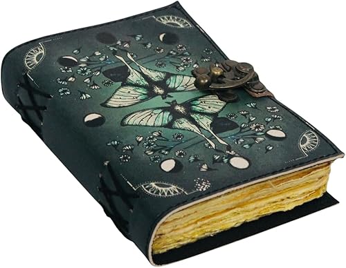 Hocus Pocus Book Yule Decoraciones Libro de hechizos en blanco de sombras Prop Cuaderno Vintage Evil Eye Journal Bound Hocus Pocus Decoración