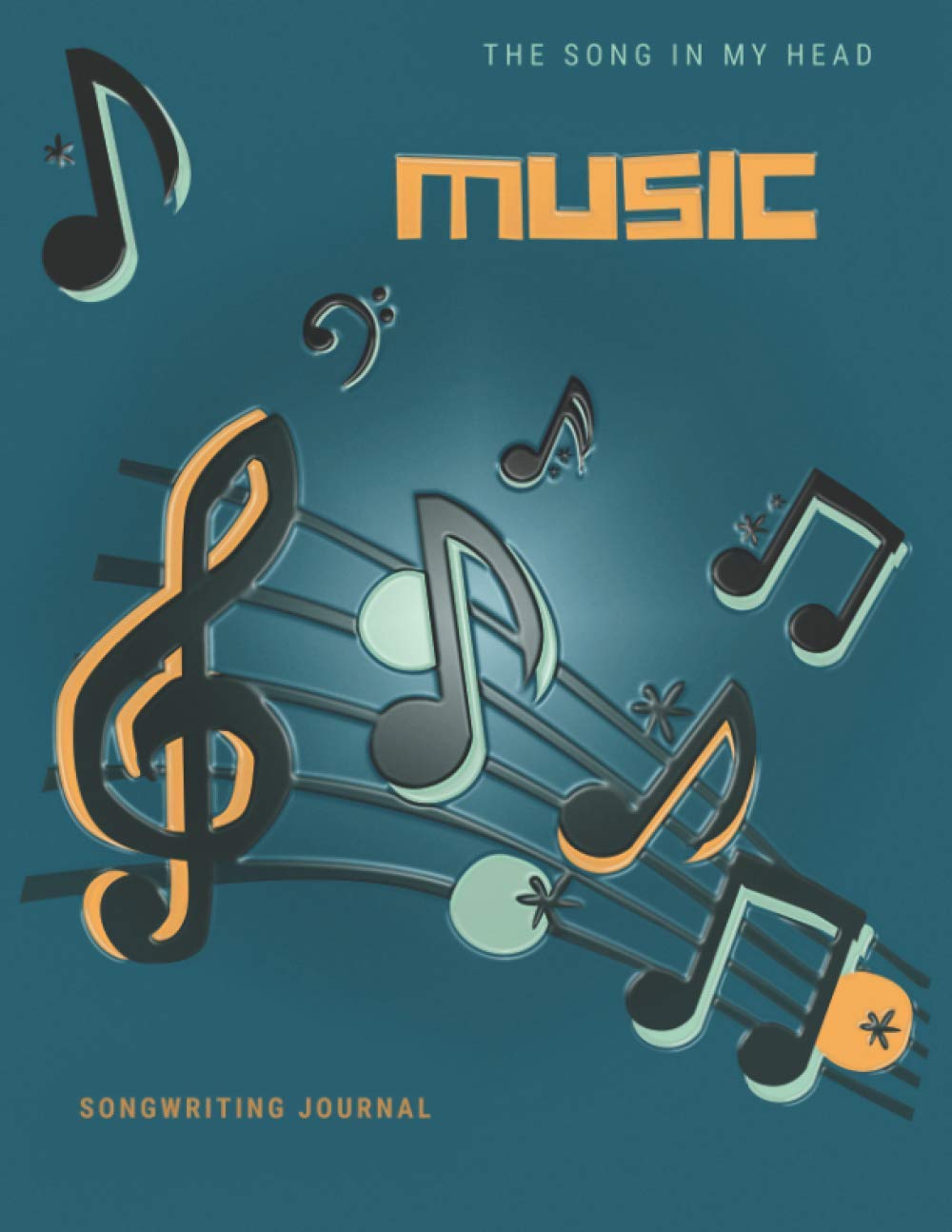 Songwriting Journal: A Premium Size Songwriter’s Notebook with 120 Numbered Cream Pages for Lyrics and Music Composition, Plus a DIY “Find it Fast” Contents Section (Vol. 8)