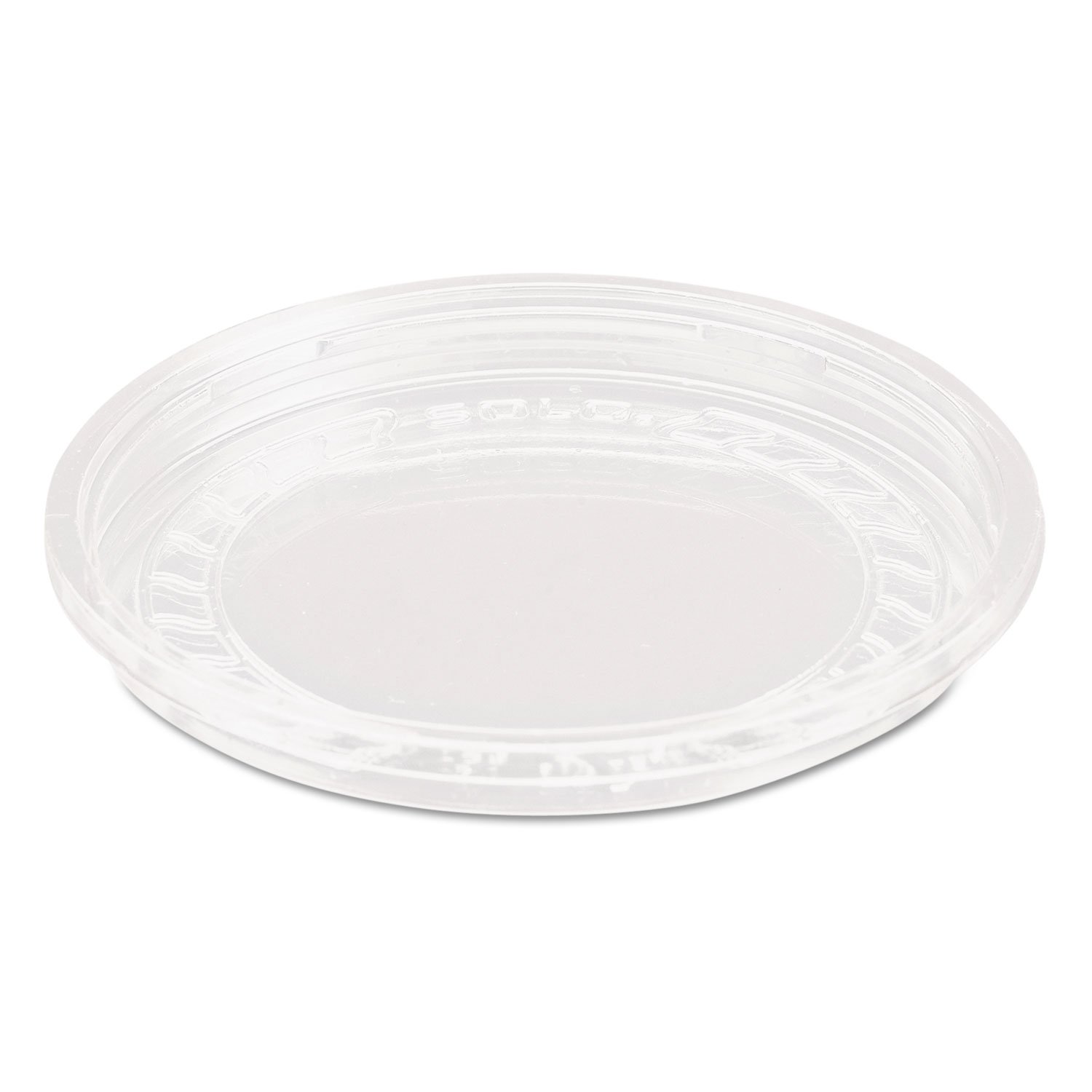 SCCLG8R - Solo Bare Eco-Forward Rpet Deli Container Lids, 8oz, Clear, 50/Pack