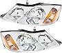For Toyota Avalon Headlights Lamps Set 2000 2001 2002 2003 2004 Halogen Driver and Passenger Side