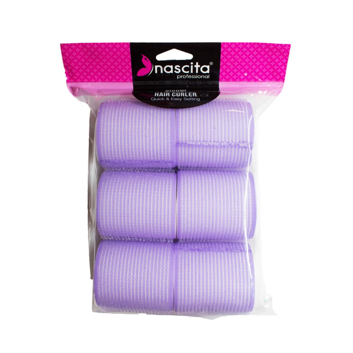 Nascita 55x63 mm 6lı Cırtlı Süngerli Bigudi - 62
