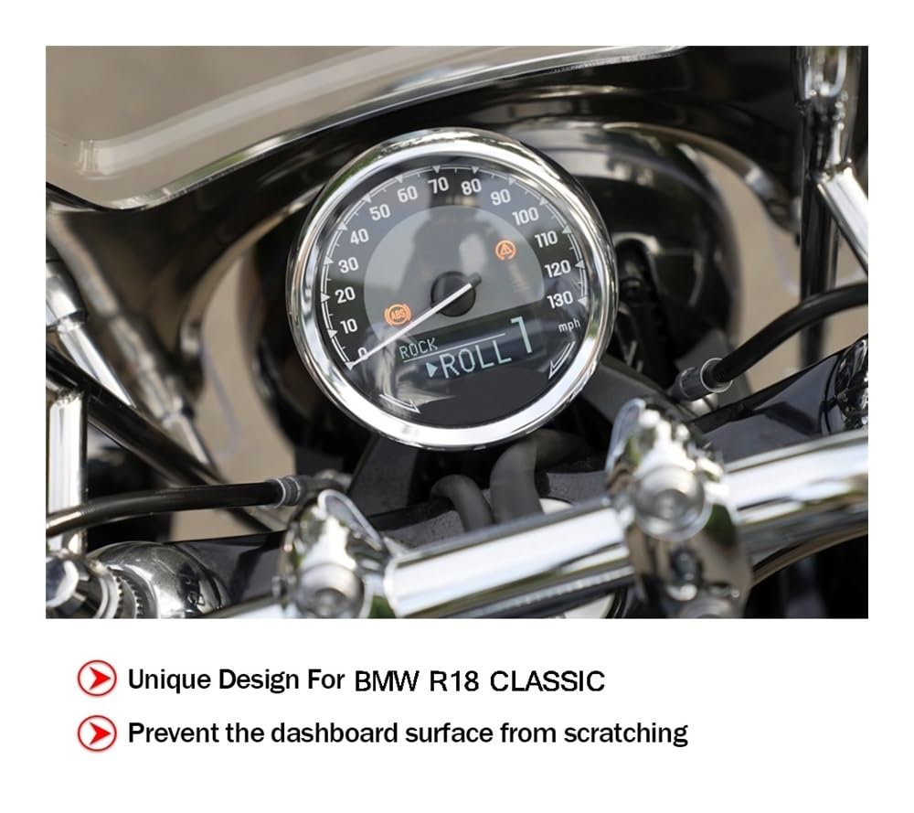 Accessori Moto Per B&MW R18 2020 2021 2022 2023 Classic Cluster Anti-Graffio Strumento Cruscotto Copertura Della Protezione Dello Schermo pellicola tachimetro