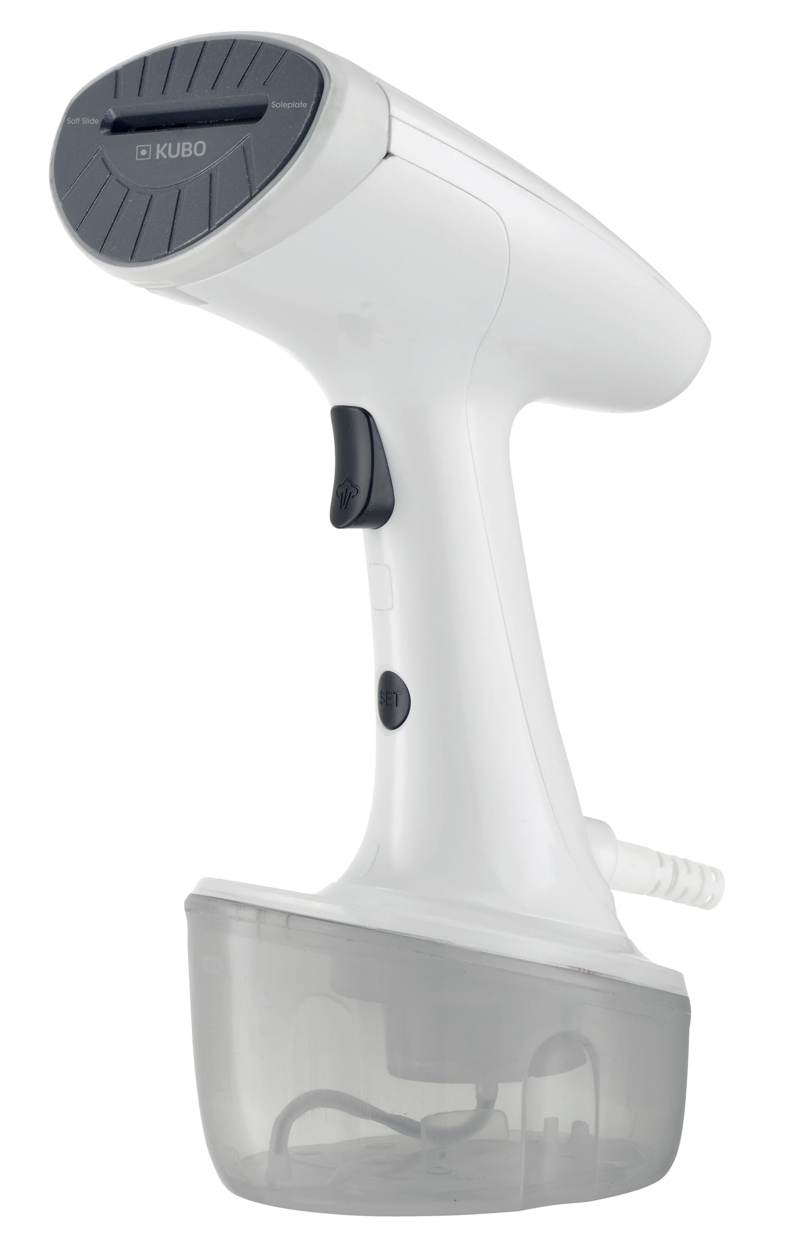 KUBO - Plancha vertical de vapor - Ajuste de vapor - Depósito de Agua 320 ml - Indicador Nivel de Agua - Potencia 1600W