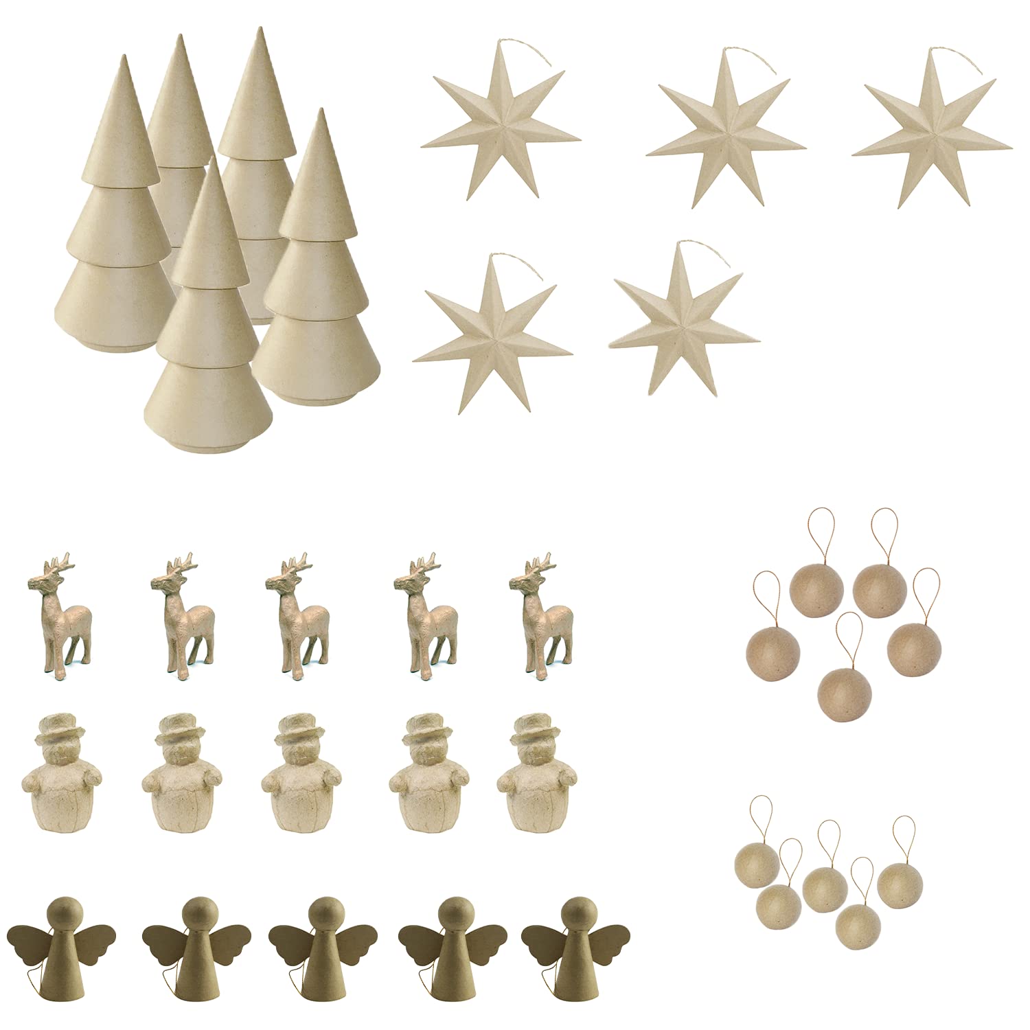 Clairefontaine ES Decopatch NOZ099O - Kit festivo: set de 35 soportes