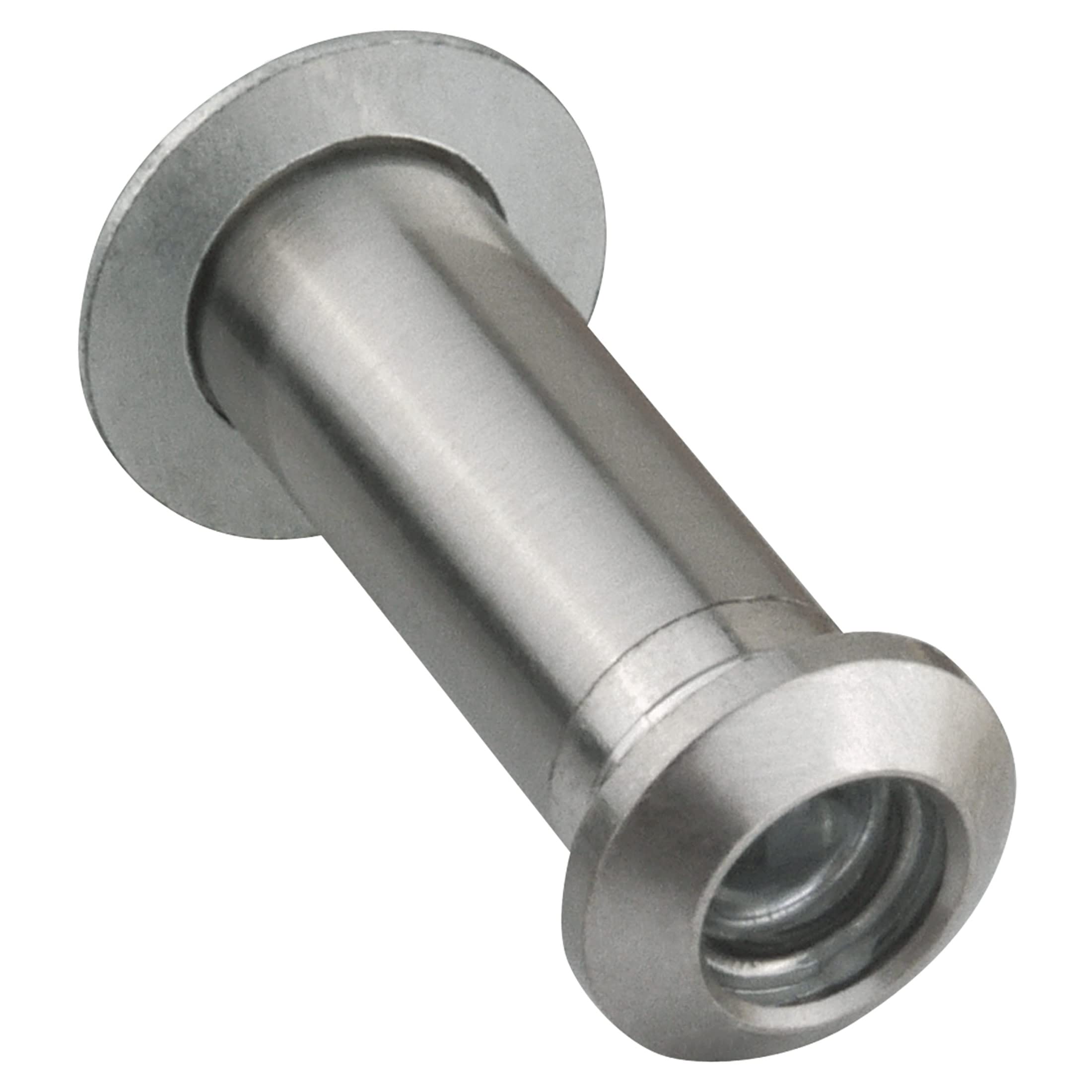 Mirilla ajustable Design House 188870 para puertas de 35-55 mm en níquel satinado (paquete de 2)