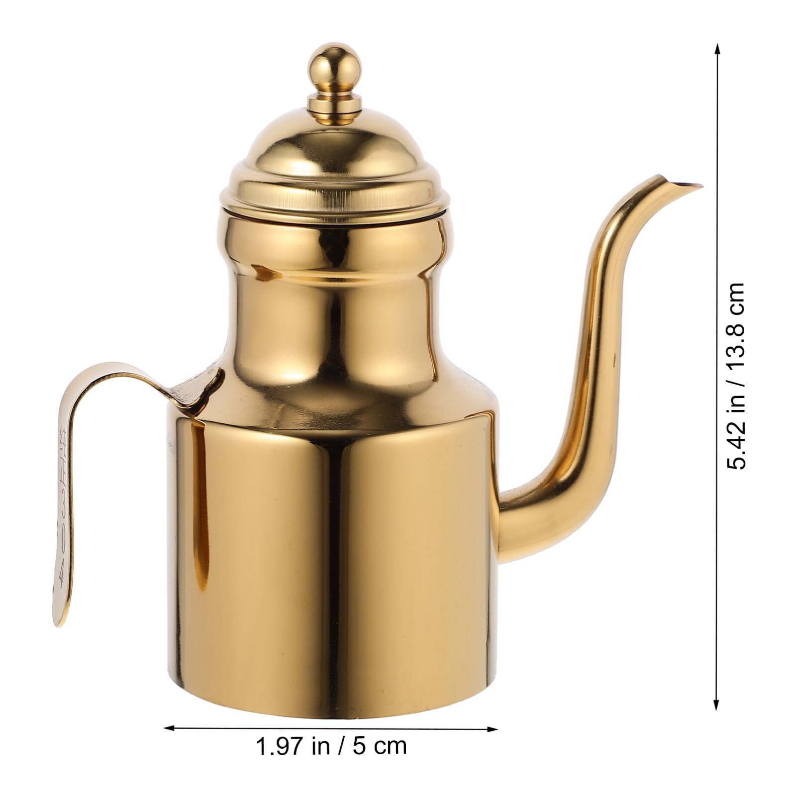 Healvian Stainless Steel Oil Pot with Long Spout 5.43 Inch Grease Container for Cooking Oil Storage Kitchen Use Comfortable Handle Spill-Resistant Pouring - Image 3