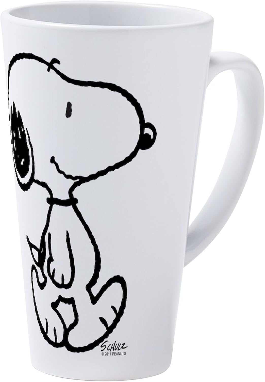 CafePress Peanuts Snoopy 17 oz Latte Mug