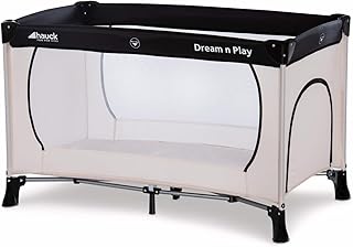 Hauck Dream'N Play Plus Travel Bed - Beige Grey