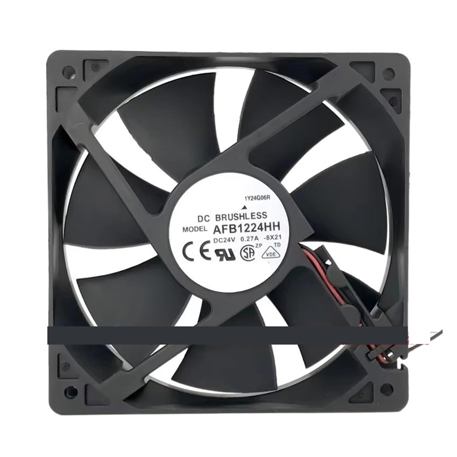 LZIKKGKI AFB1224HH 12CM 120 * 120 * 25MM 24V 0.27A Cooling Fan(2wire E1)