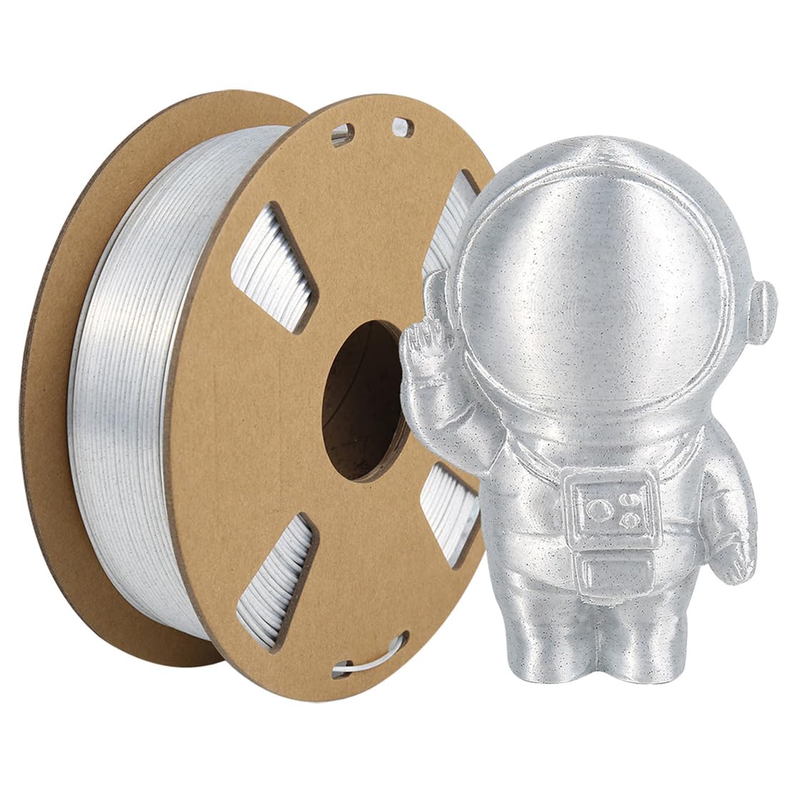 Filamento De Seda PLA Para Impresora 3D|Filamento De Impresión 3D Con Textura De Mármol De 1,75mm(+/- 0,05mm)|Suministros De Impresión 3D Perfectamente Enrollados,Textura De Mármol,PLA De Seda
