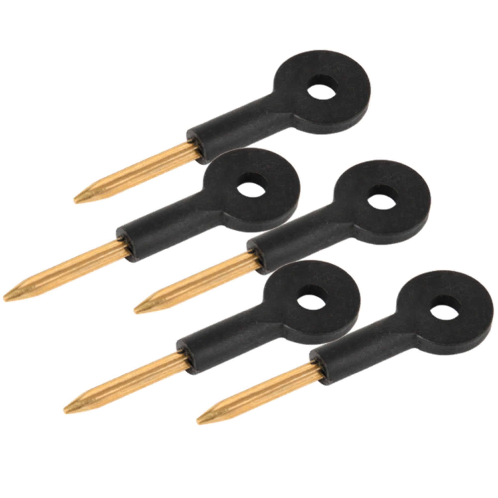 HANDLEZONE® Pack of 5 Universal Bolt Keys - Security Rack Star Key for Mortice Door and Window Rack Bolts, 80mm Key Length, 30mm Section