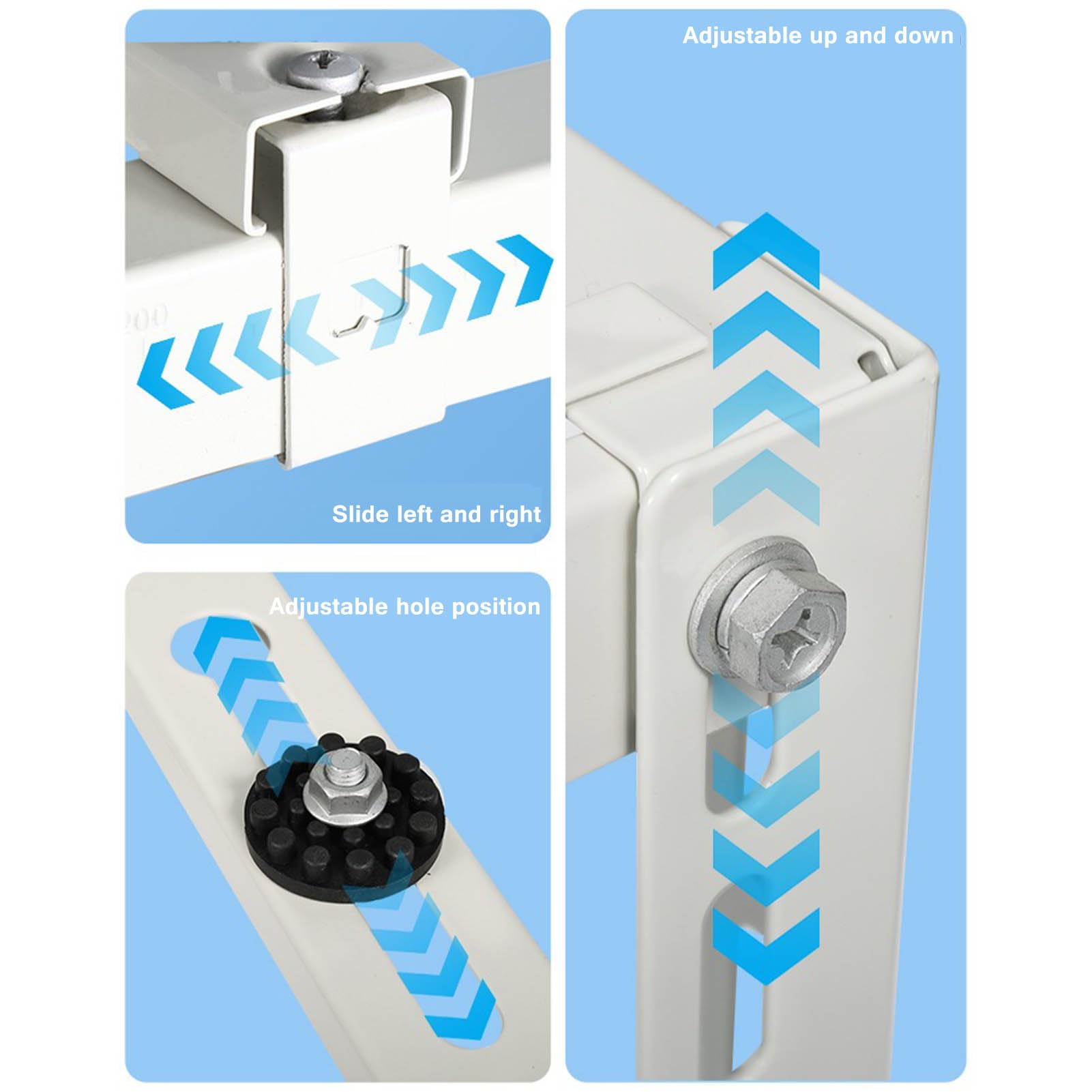 Staffa di supporto per condizionatore d'aria mini split, base di supporto per condensatore universale per carichi pesanti per unità AC senza condotto e sistemi HVAC, staffa per compressore esterno