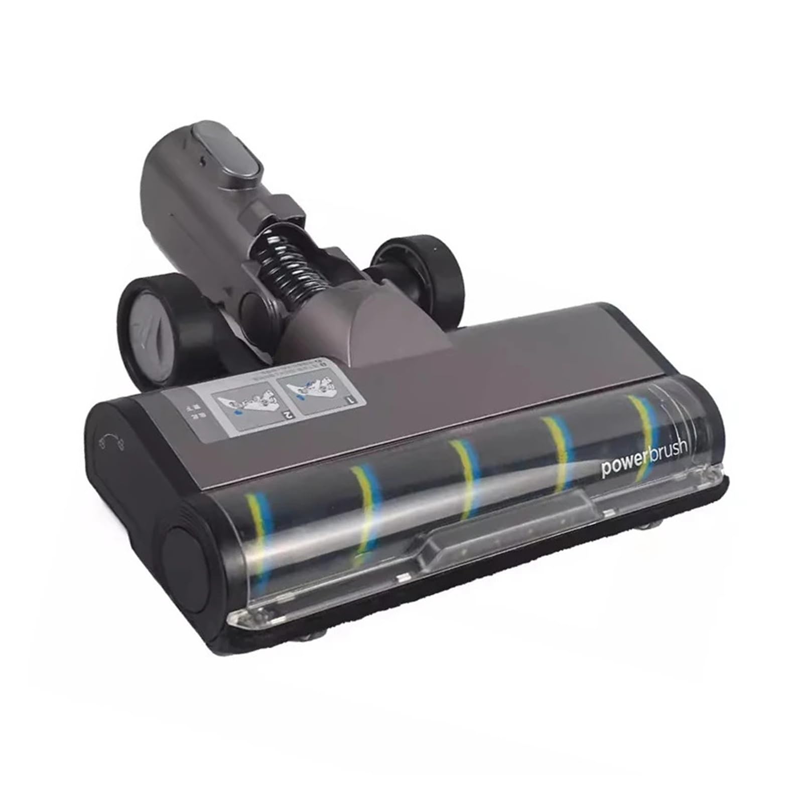 Brosse de sol rotative de rechange noire pour réparer votre aspirateur Midea Q3 ou P7 Max