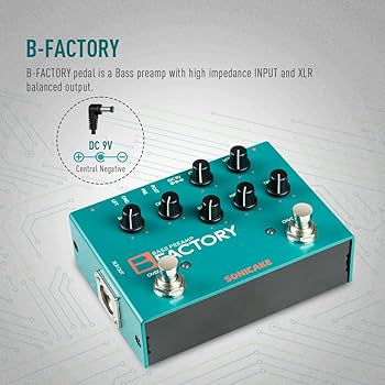 Amazon.com: SONICAKE Bass Pedal with Overdrive Analog Preamp