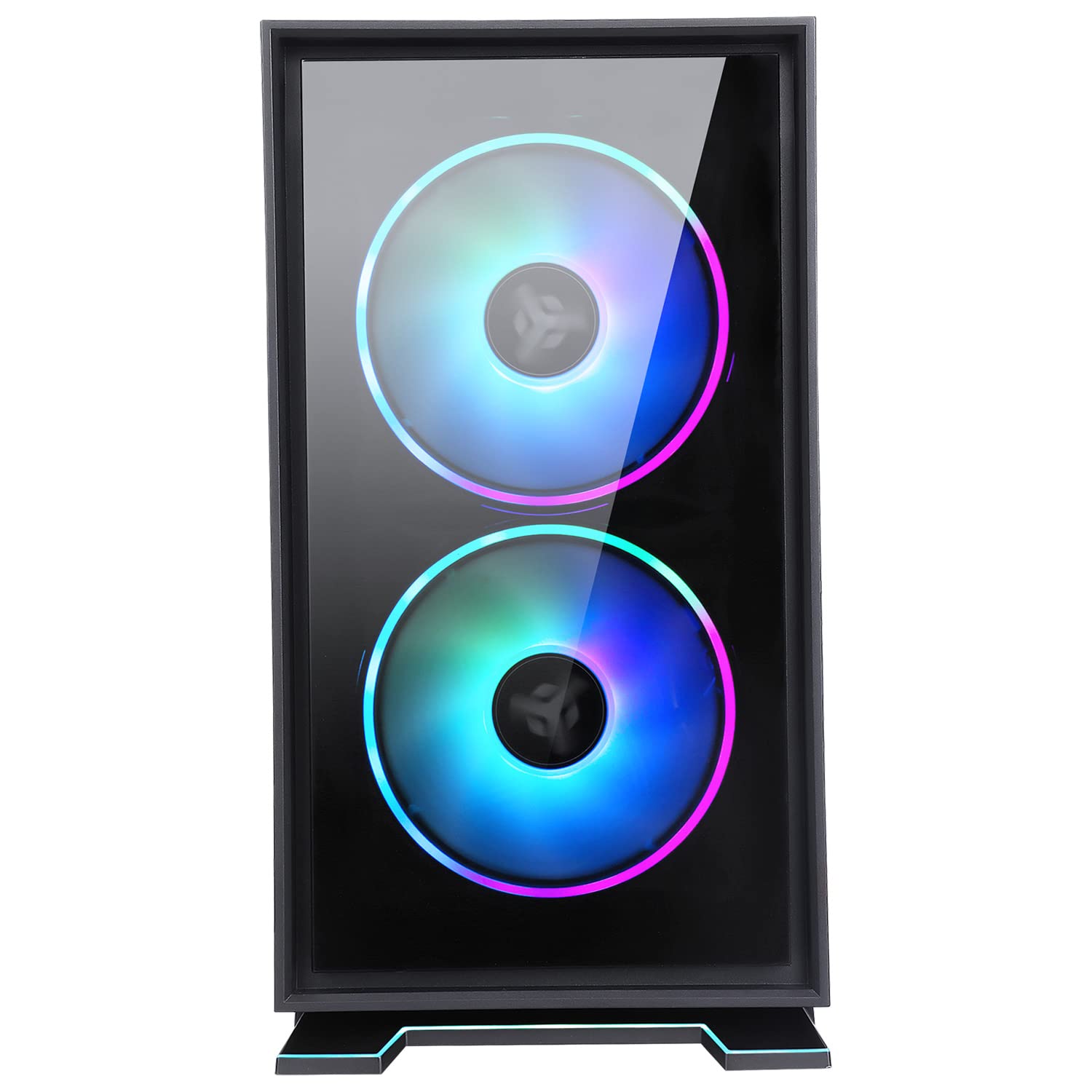 Itek Case Galaxy 2Q - Mini Tower ITX, 2x12cm Ventole ARGB, 2xUSB3, 2X Pannelli Frontali, Vetro Laterale