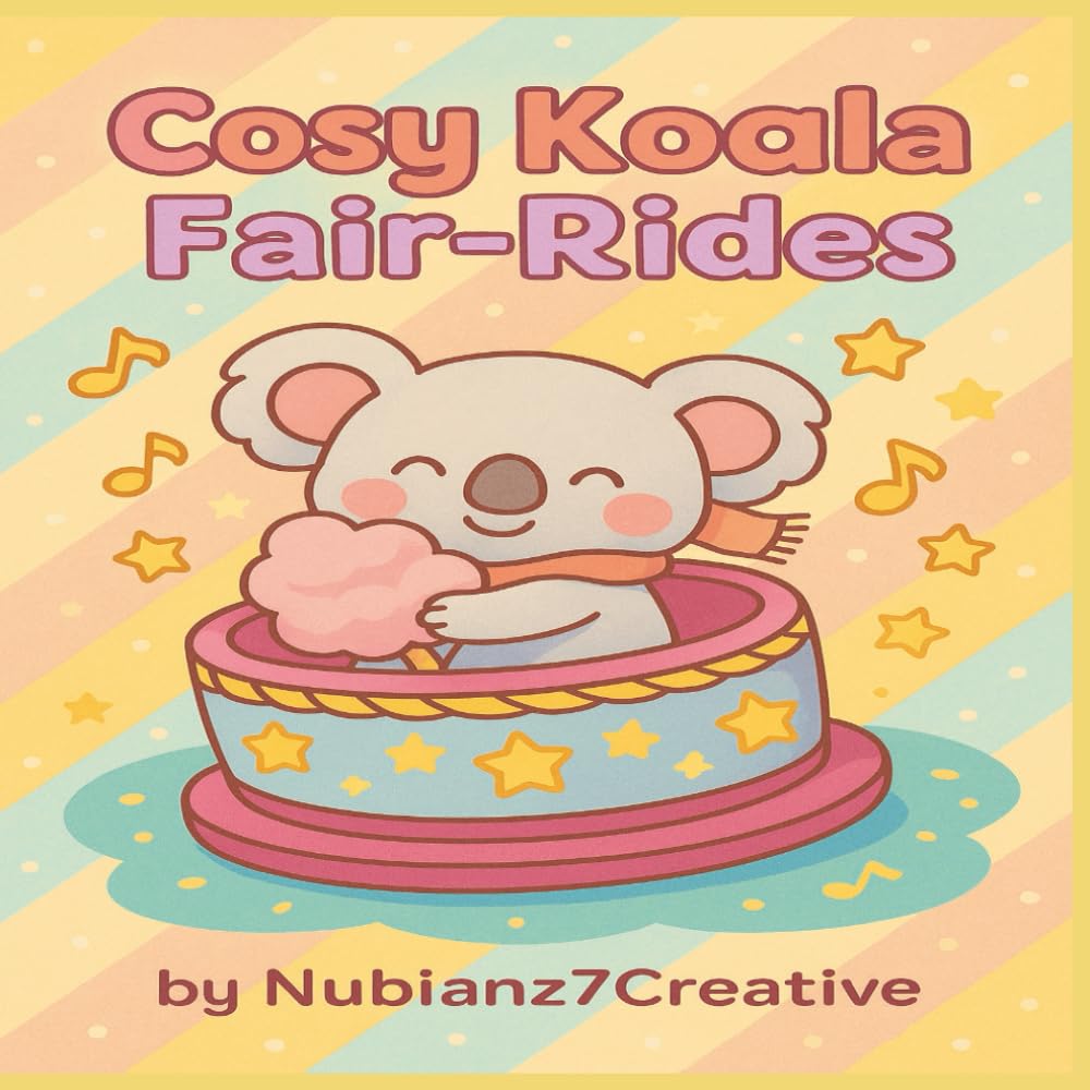 Cosy Koala Fair-Rides Colouring Book: Cute Fun | All Ages | Relaxation