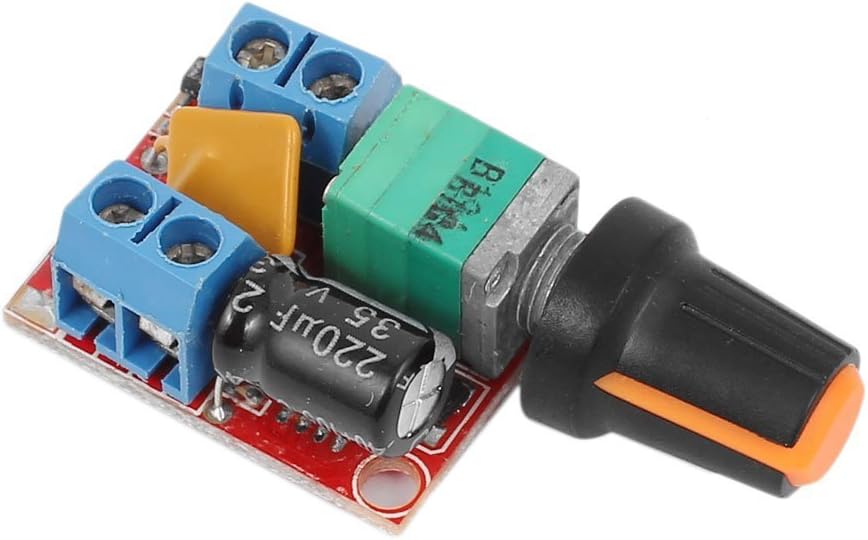 DC Motor Speed Control Controller 3V-35V 5A PWM Controller Stepless DC 3V 6V 12V 24V 35V Variable Voltage Regulator Regulator