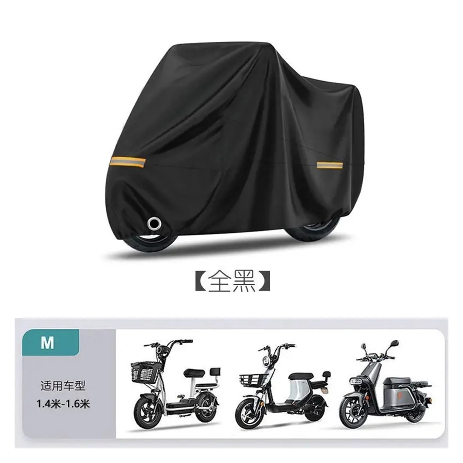 Funda para Moto Scooter para Cubierta Universal Cobertura Total para Motocicleta Oxford Gruesa Protección Solar Resistent Resistente Temperaturas