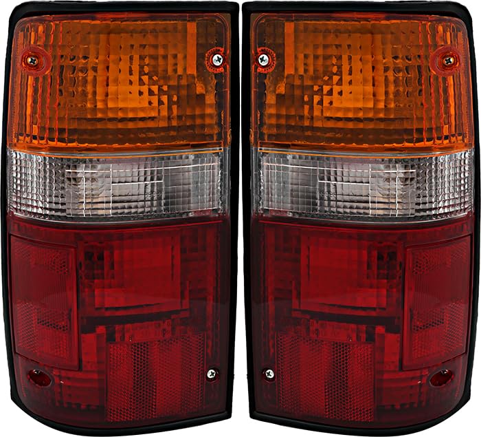 Amazon.com: For Toyota Pickup Tail Lights Lamps Set 1989 1990 1991