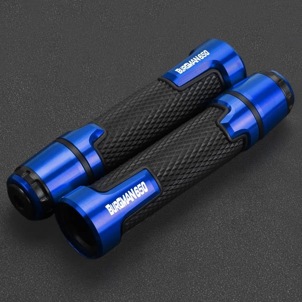 Poignées guidon moto 22mm Suzuki Burgman 650 pour éviter le glissement