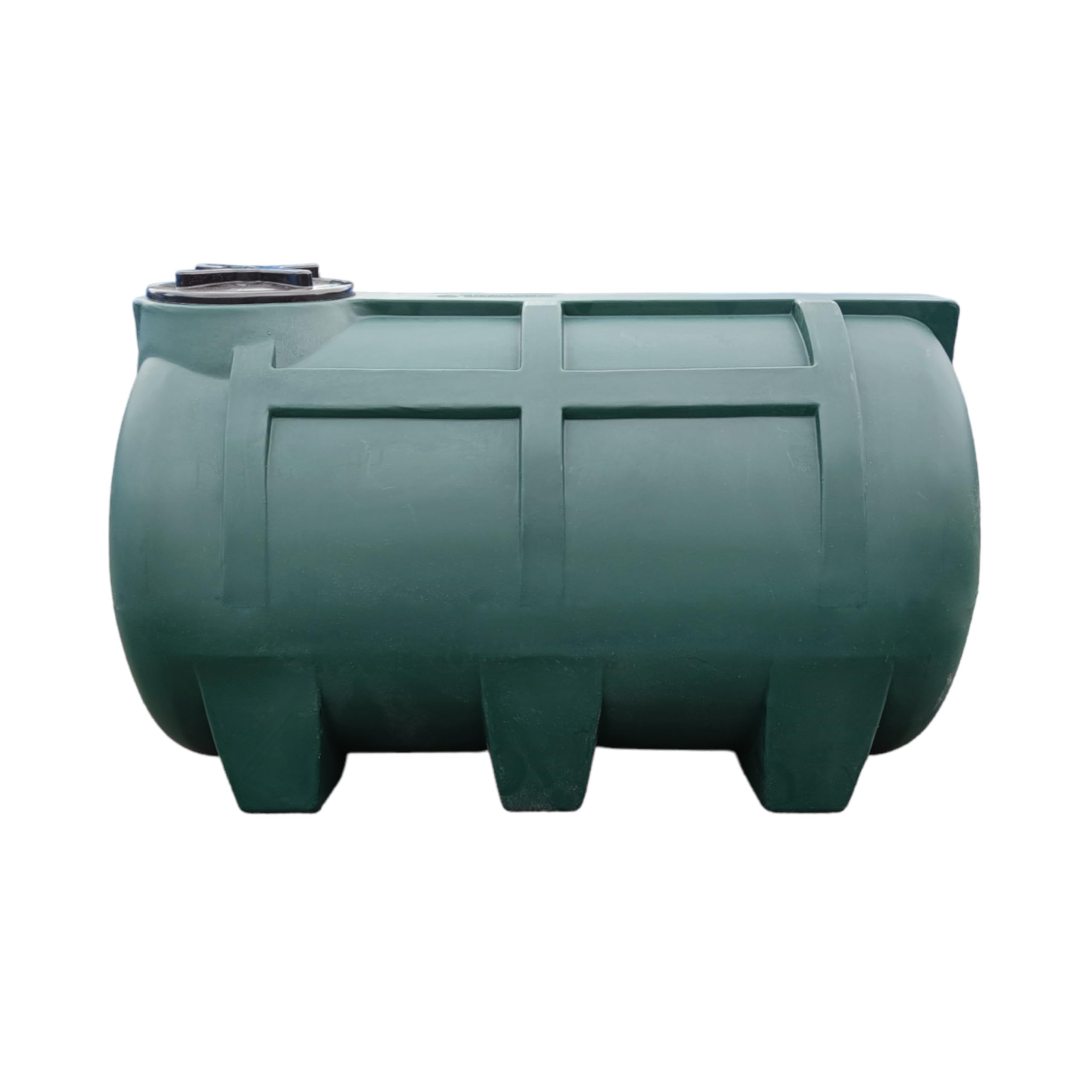Varile Réservoir d'eau potable de 250 l - Vert - Sans BPA - Filetage en laiton intégré de 3/4" - Fabriqué en UE - Convient à un usage alimentaire - Horizontal