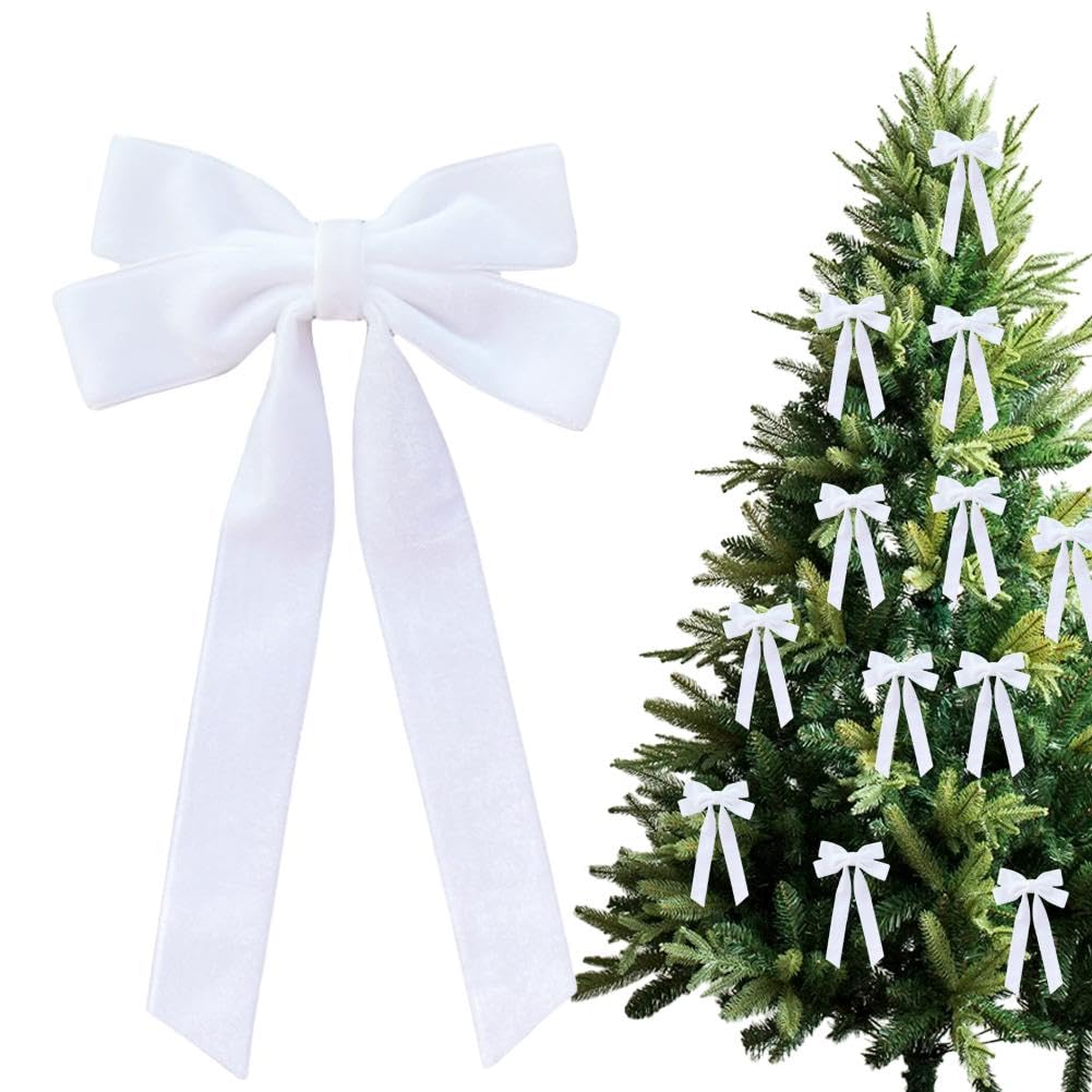 Samtband Rot SCARLET Samt-Weihnachtsbaumschleifen,  Produktbild-Vorschau 5