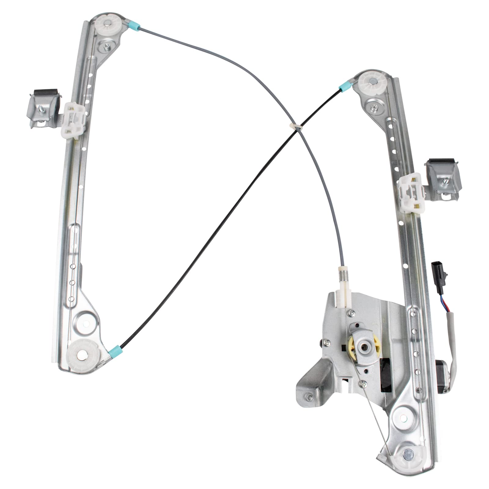 TRQ Front Right Power Window Regulator &amp; Motor Assembly Passenger Side