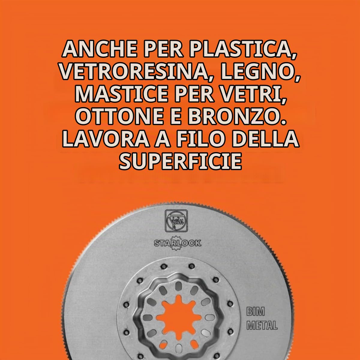 FEIN Lama da taglio HSS Ø 85 mm, conf, 5 pz., Attacco Starlock, Forma circolare, dentatura metallica, Lama bimetallica
