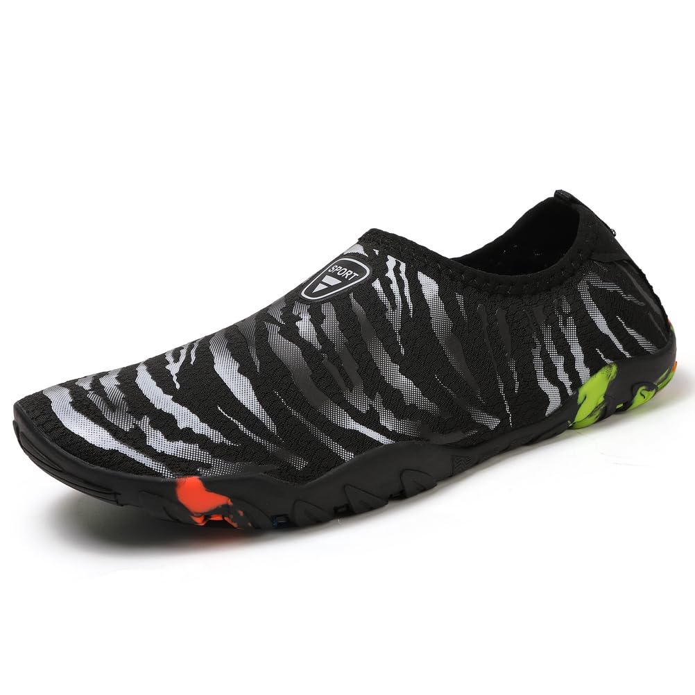 Wasserschuhe für Damen Herren, Barfuß Schnelltrocknende Aqua Sneaker für Trailrunning, Schwimmen, Tauchen, Surfen, Pool, Strandlauf, Yoga