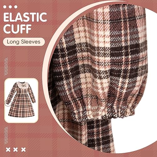 Baby Girl Fall Outfits Long Sleeve Toddler Girl Fall Dress Cotton Clothes Thanksgiving Chirstmas Girls Floral Vintage Dress4