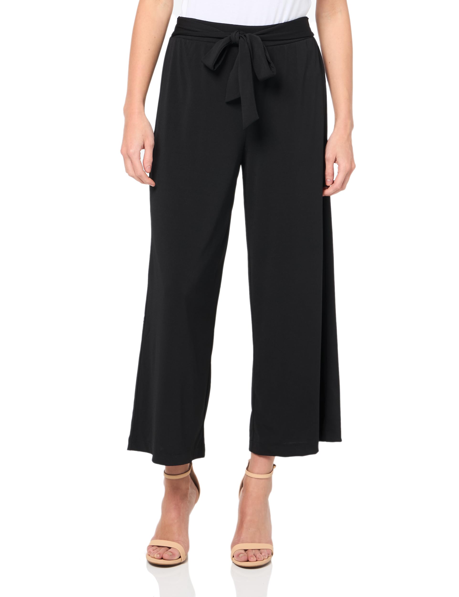 Adrianna Papell Womens Knit Waist Tie Pull on Pant