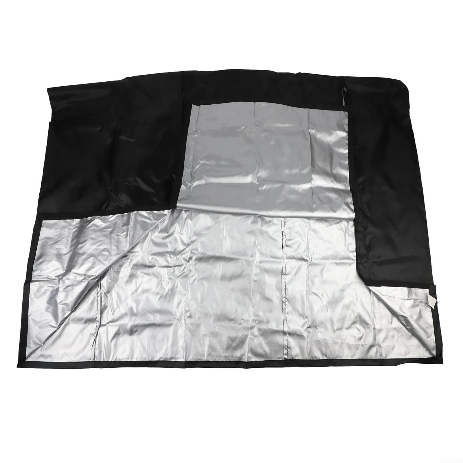 Cubierta antipolvo impermeable para panadería de tela Oxford 210D con ventana de visualización transparente y diseño de ventilación para bandejas de hornear de 20 capas (B)