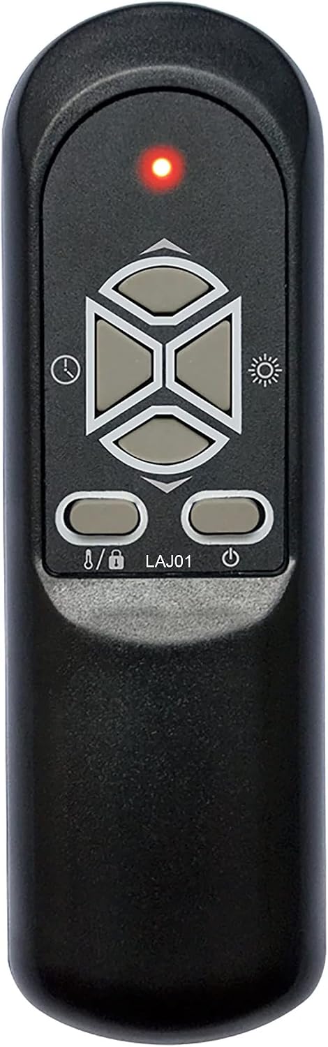 Replacement Remote Control for Lifesmart LS-4W1500-X LS-6DMIQH-X LS-8WIQH-LB-IN Portable Electric Infrared Quartz Indoor Medium Room Space Heater